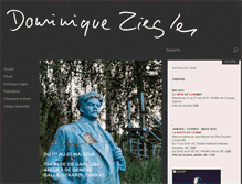 Tablet Screenshot of dominiqueziegler.com